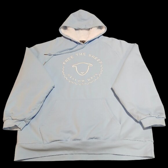 Free The Sheep Sky In You Sky Blue Hoodie - Picture 2 of 7